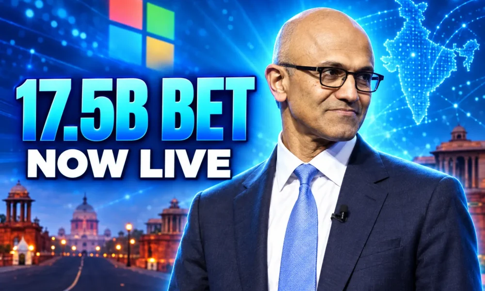 Microsoft $17.5 billion Hyderabad South Central cloud region
