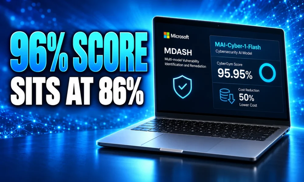 Microsoft MAI-Cyber-1-Flash CyberGym 86.3 percent score
