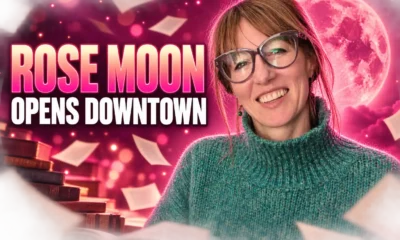 Natalie Appleton Rose Moon Books downtown Vernon opening