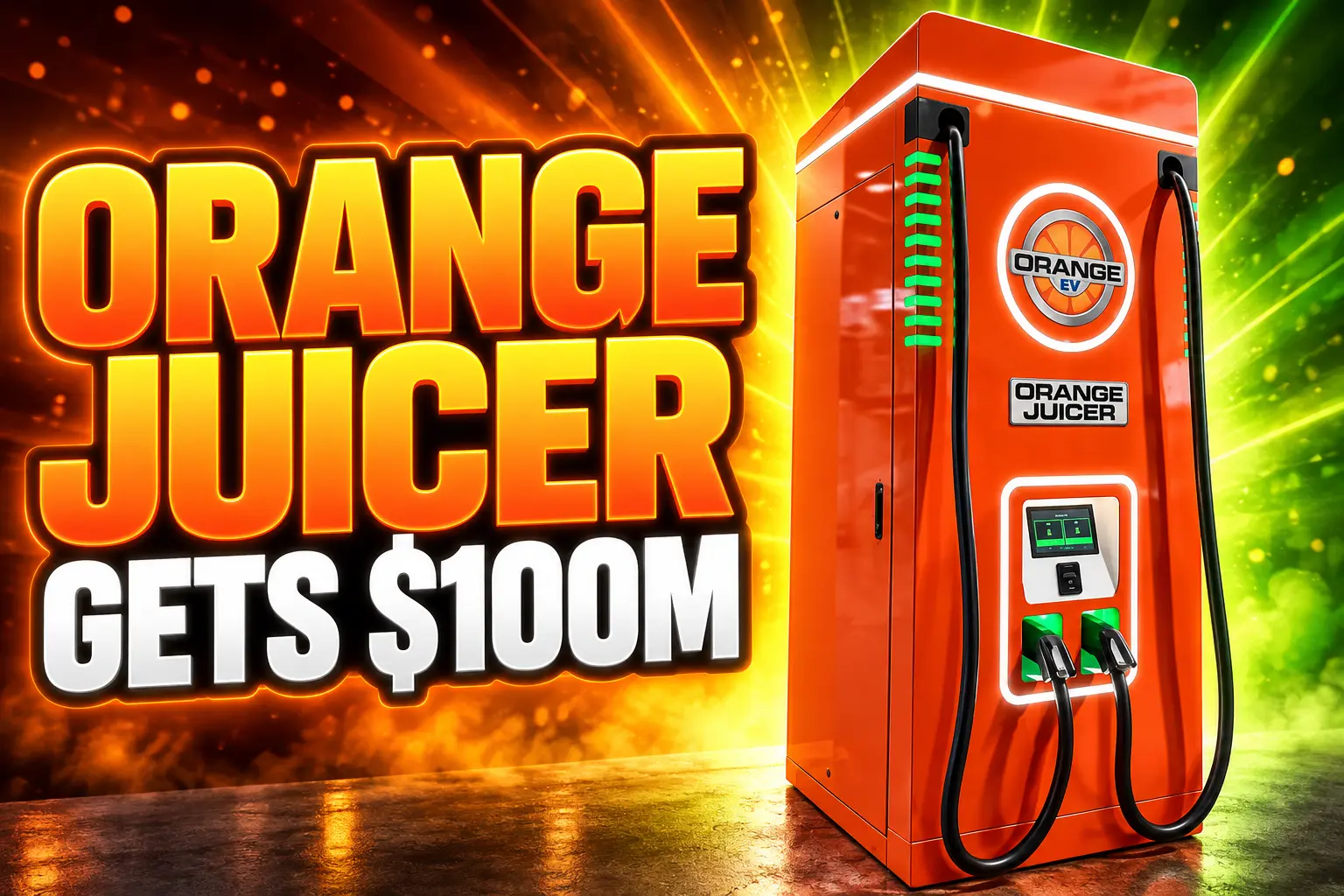 Orange EV Orange Juicer battery integrated DC fast charger ramp