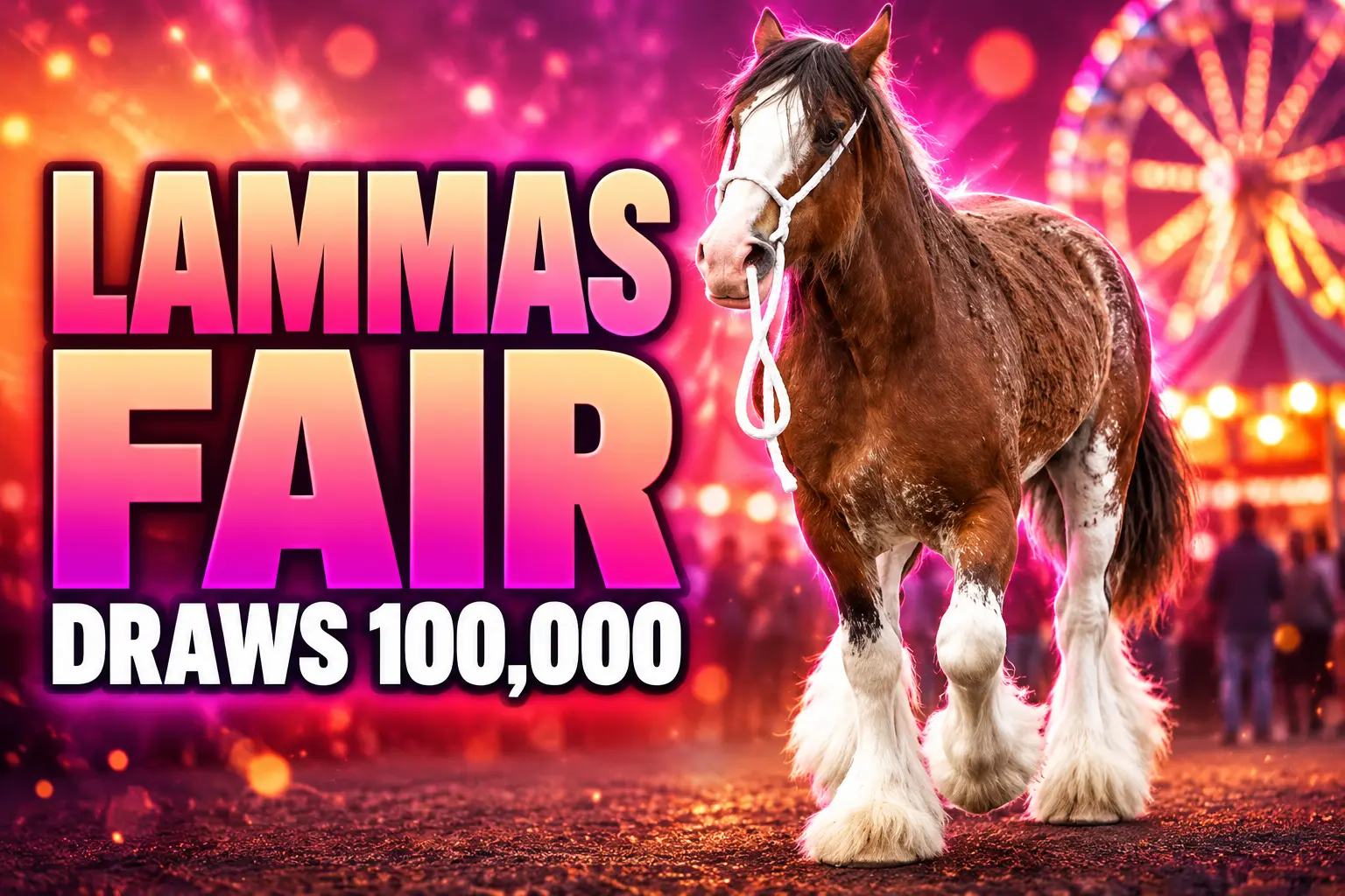 Ould Lammas Fair Ballycastle 2025 100,000 visitors
