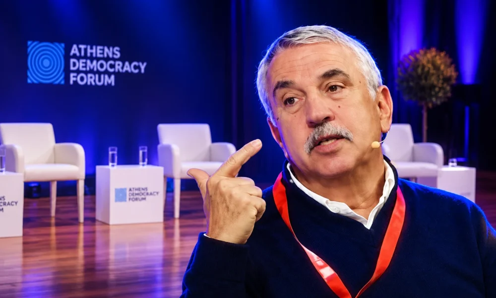 Friedman Athens Democracy Forum AI new species