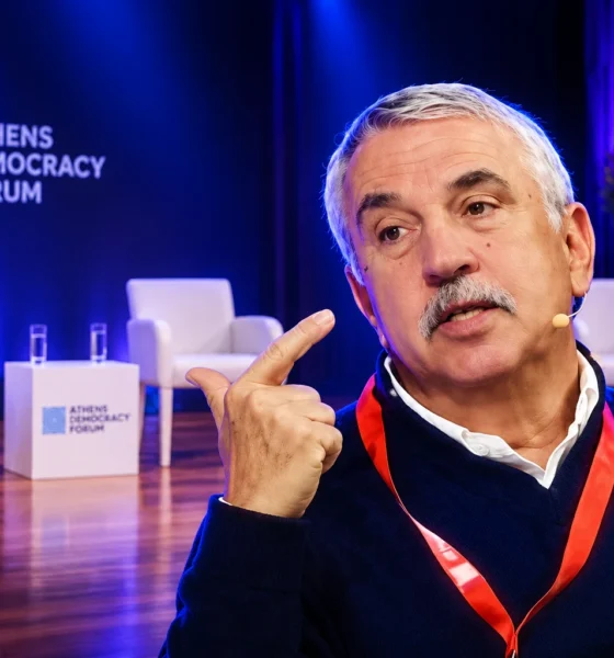 Friedman Athens Democracy Forum AI new species