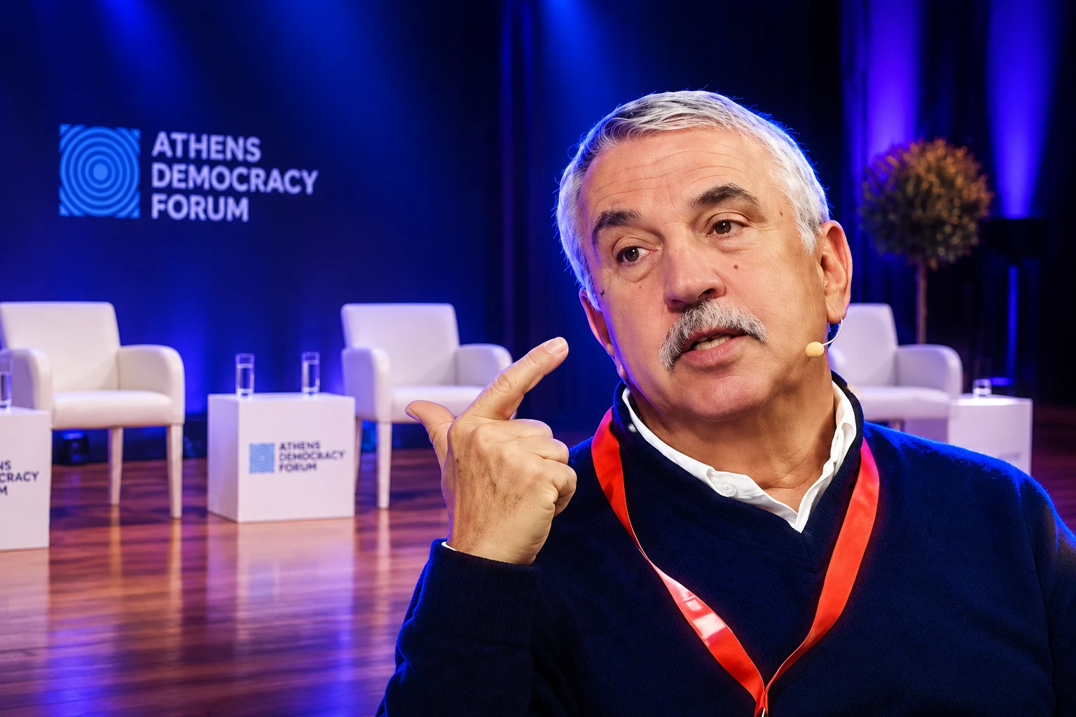 Athens Democracy Forum Friedman calls AI new population