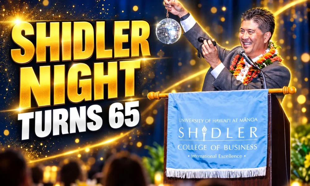 Shidler Business Night 2026 $122,500 student awards Waikiki