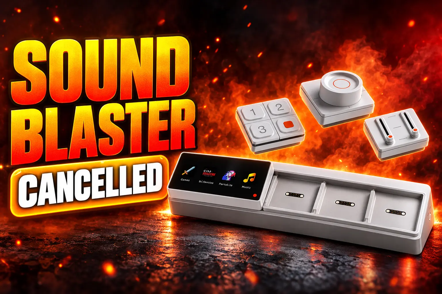 Sound Blaster Re:Imagine Kickstarter cancelled before shipping