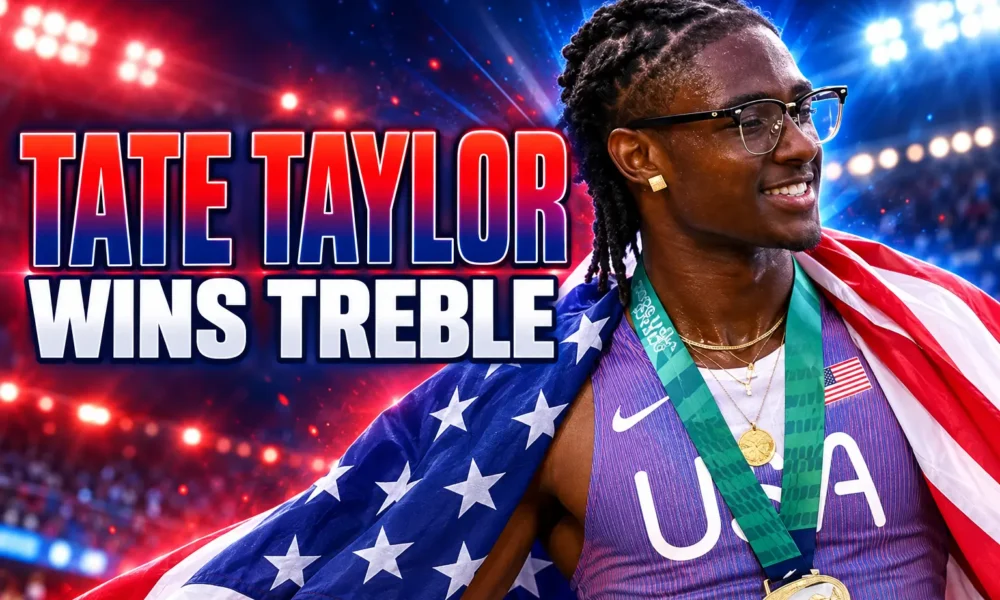 Tate Taylor USATF Athlete of the Week U20 double