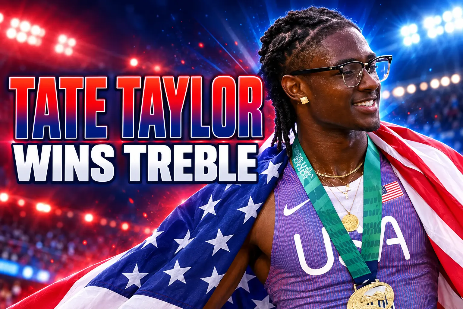 Tate Taylor USATF Athlete of the Week U20 double