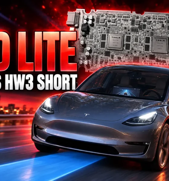 Tesla FSD v14 Lite Hardware 3 car rollout
