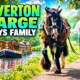 Tiverton Canal Company horse-drawn barge family handover