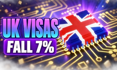UK tech visa applications fall 7 percent 2025