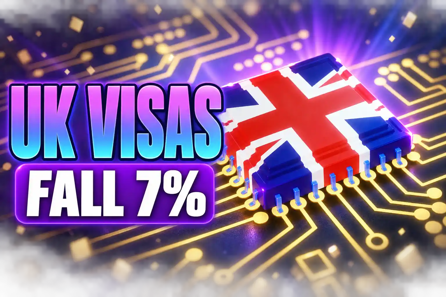 UK tech visa applications fall 7 percent 2025