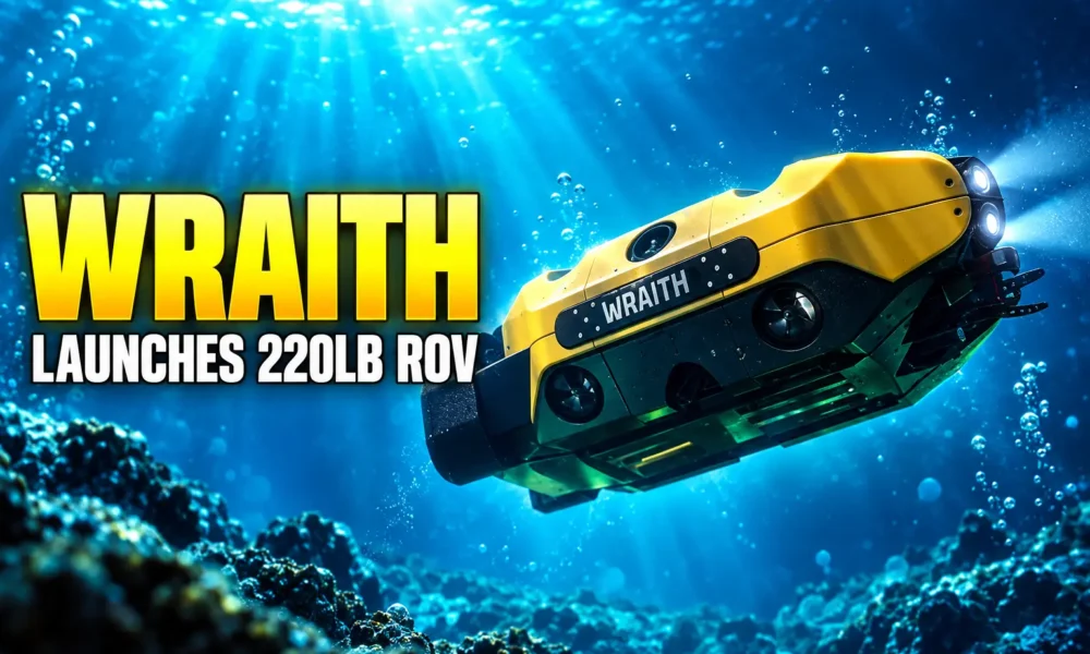 VideoRay Wraith ROV 80 pound thrust 220 pounds
