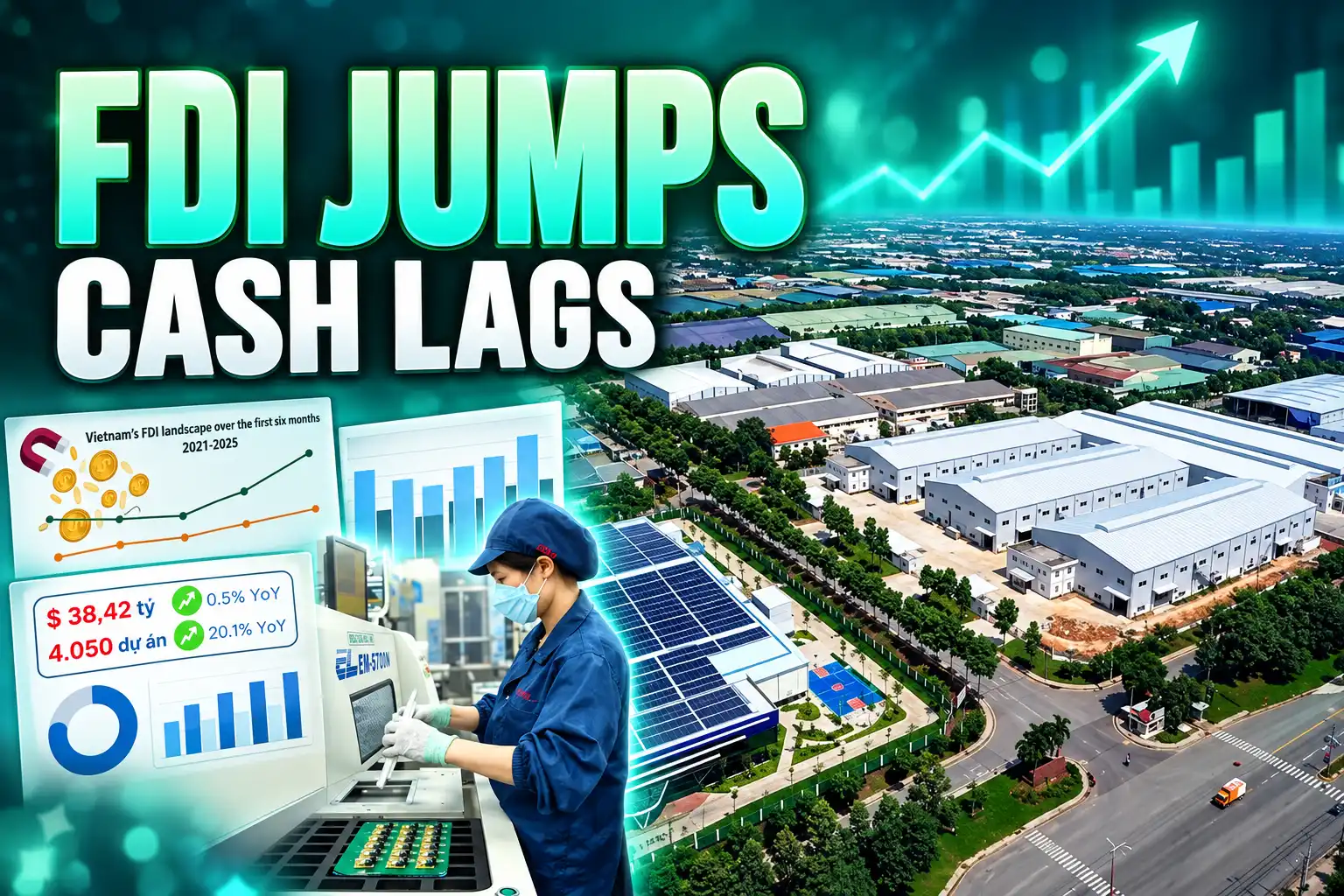 Vietnam FDI licenses jump 34.9 percent cash lags