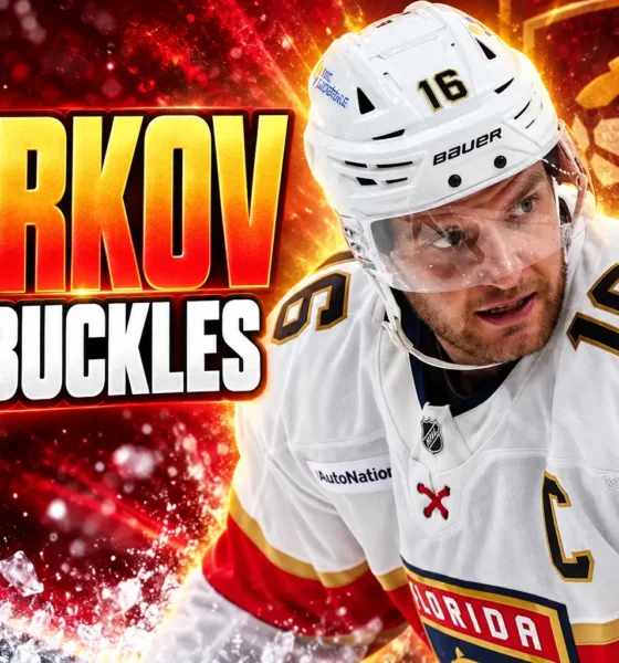Aleksander Barkov Panthers left leg injury San Jose