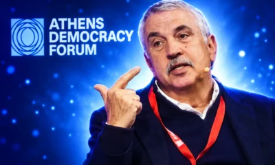 Athens Democracy Forum Friedman calls AI new population