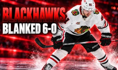 Blackhawks 6-0 shutout loss to Utah Mammoth