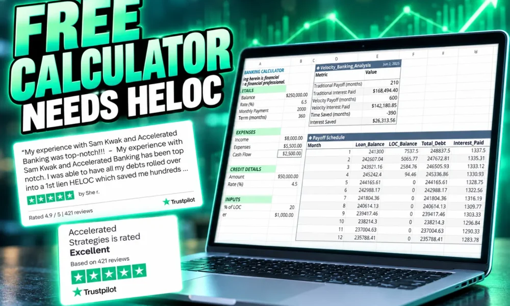 free velocity banking calculator for US homeowners
