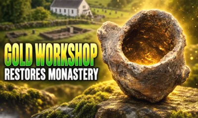 Lismore monastery gold silver workshop Moluag excavation