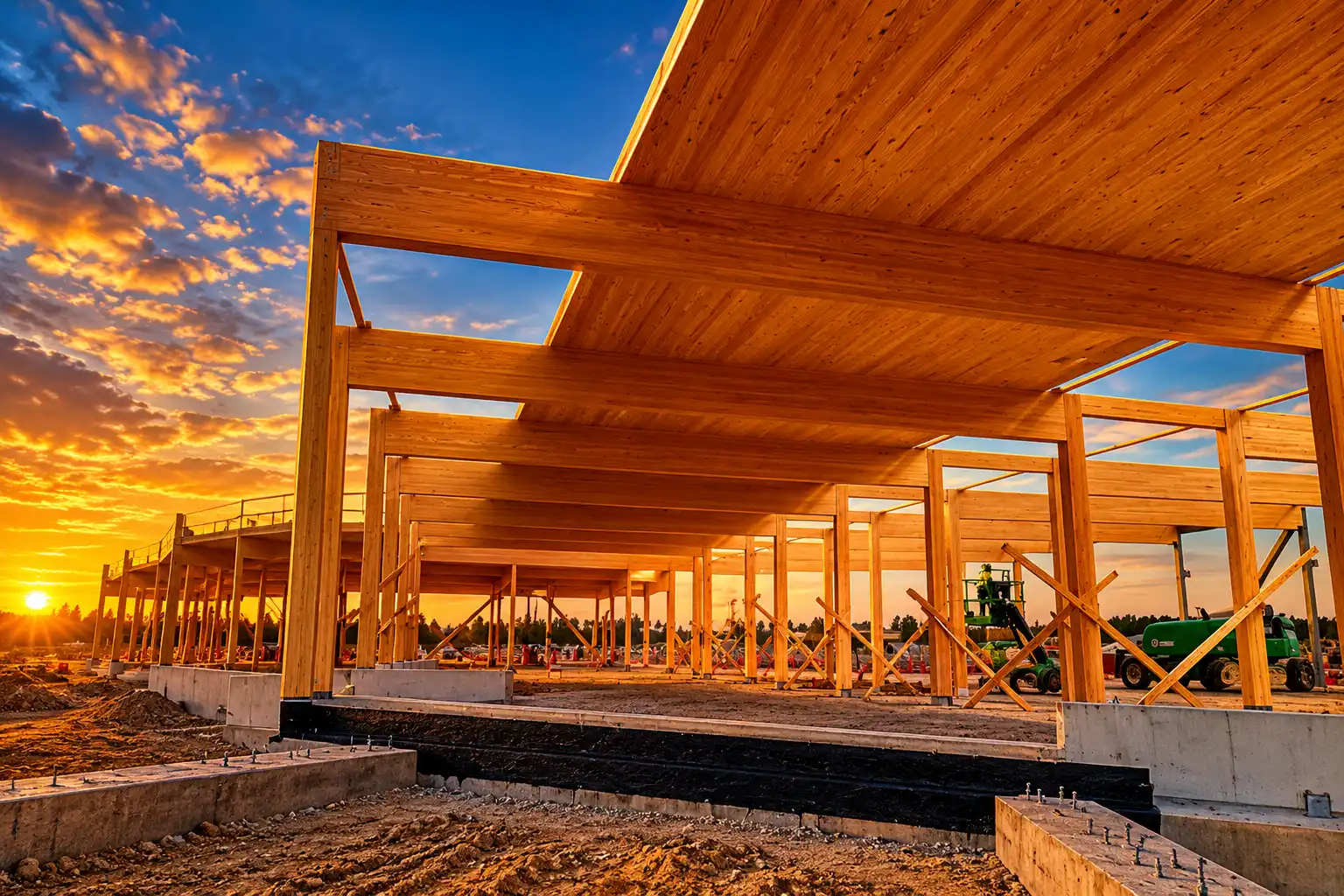 mass timber data centers Amazon Meta Microsoft CLT