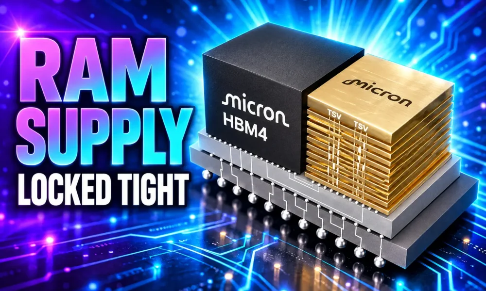 Micron RAM supply locked tight through 2028