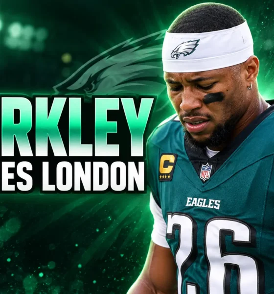 Saquon Barkley week-to-week hamstring misses London