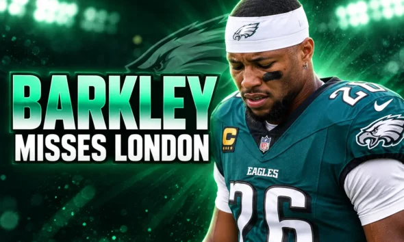 Saquon Barkley week-to-week hamstring misses London