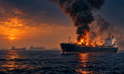 Tanker hit 51 nautical miles north of Qatar