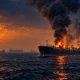 Tanker hit 51 nautical miles north of Qatar