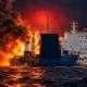Tanker hit by projectiles north of Qatar